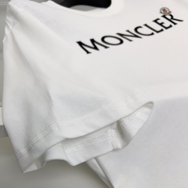 モンクレール ロゴ コットン クルーネック Tシャツ N級品 mob82566